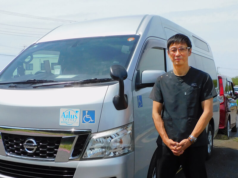 介護車両キャラバン車内