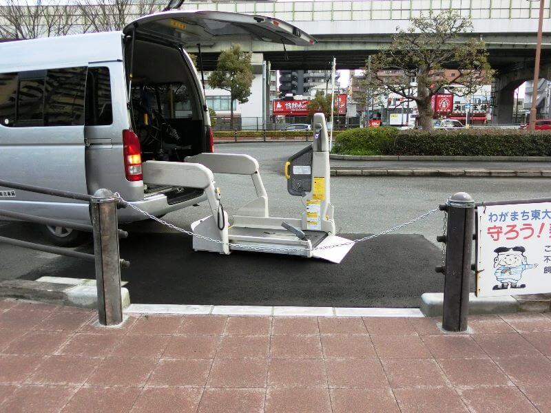 荒本駅の送迎用乗り場