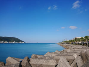 奄美大島名瀬港の風景