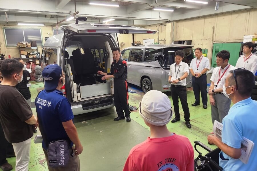 福祉車両の緊急回避研修会