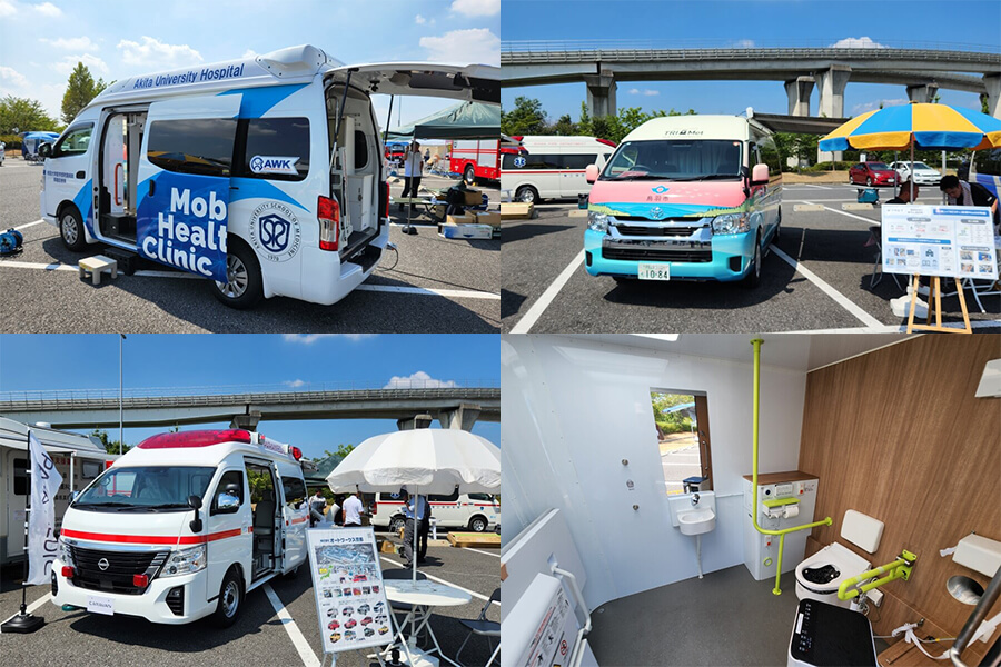 さまざまな医療MaaS車両