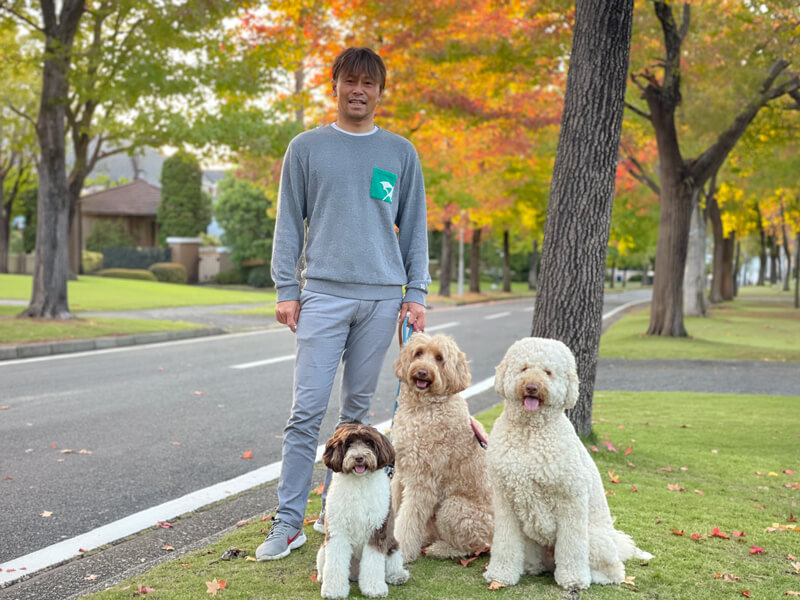 ドライバー木原さんと愛犬