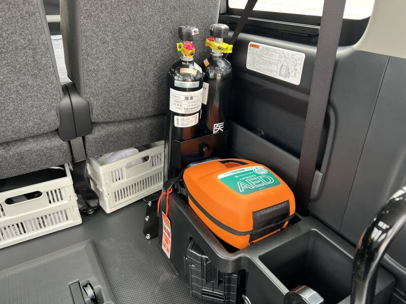 車内設置AED