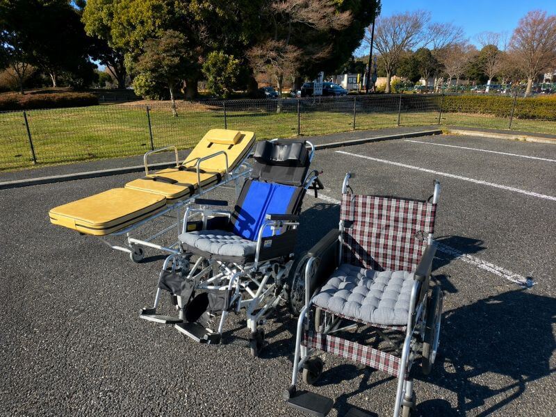 車いす・リクライニング車いす・ストレッチャー