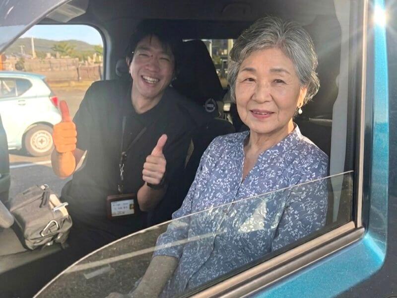 ドライバー西園さんと利用者