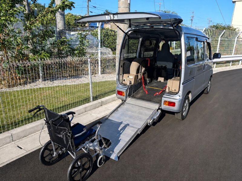 介護車両ハイゼットスロープ使用時