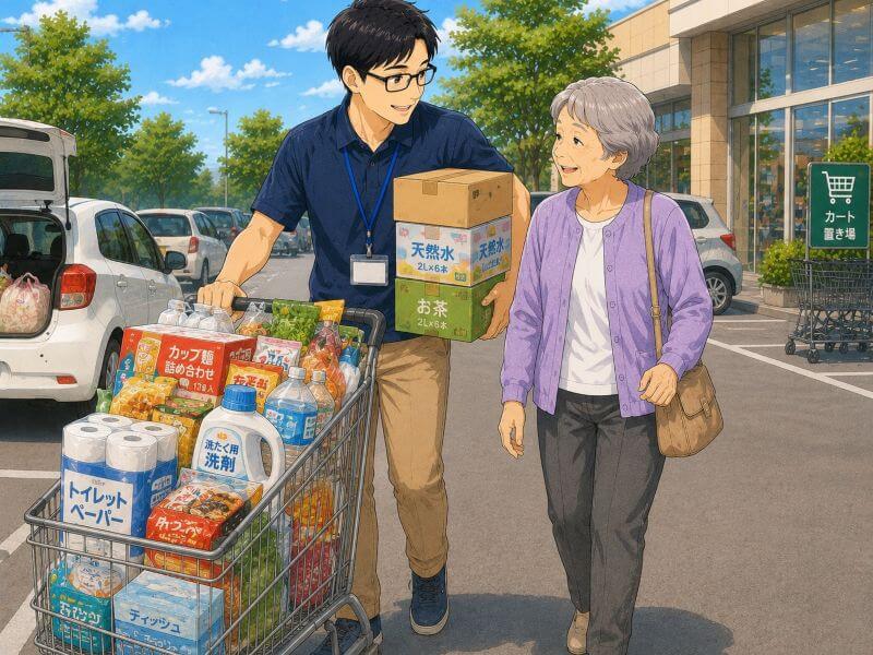 買い物同行