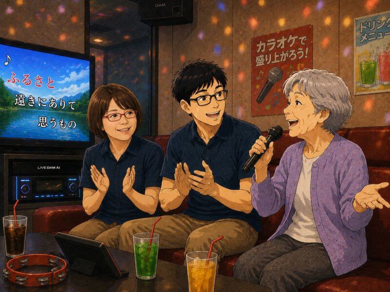 カラオケ付添い